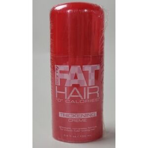 Samy Fat Hair 0 Calories Thickening Creme 3.5oz Volumizing Hair Treatment New